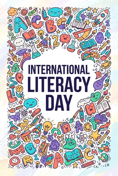 Free International Literacy Day 8 September 2026 Images For Whatsapp And Facebook Background Image Download