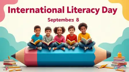 International Literacy Day Celebration Poster For School - Free Nternational Literacy Day Download