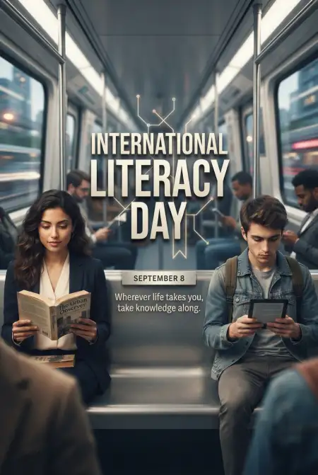 Free International Literacy Day Linkedin Post Image Download