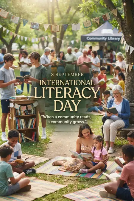 Free International Literacy Day Png Image Download