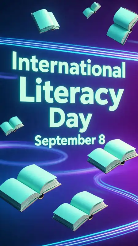 Free International Literacy Day Poster Design Ideas Background Image Download