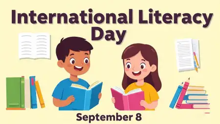 International Literacy Day Vector Illustration Hd - Free Vector Download
