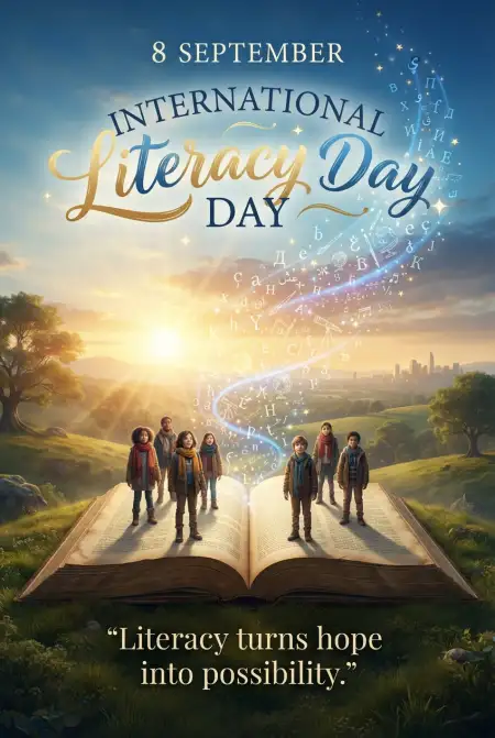 Free International Literacy Day Wallpaper Image Download