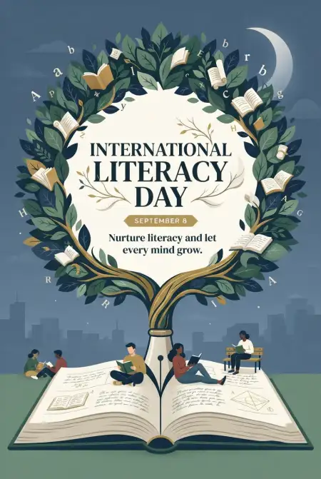Free International Literacy Day Image Download