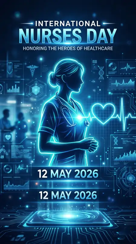 International Nurses Day 2026 Digital Art - Free International Nurses Day 2026 Wishes Download