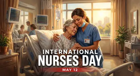 International Nurses Day 2026 Facebook Post Template - Free International Nurses Day 2026 Wishes Download