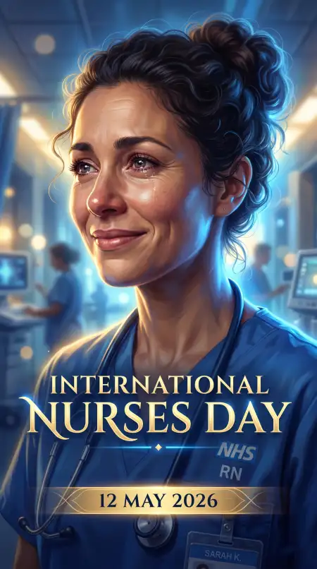 International Nurses Day 2026 High Resolution Nurse Poster - Free International Nurses Day 2026 Wishes Download