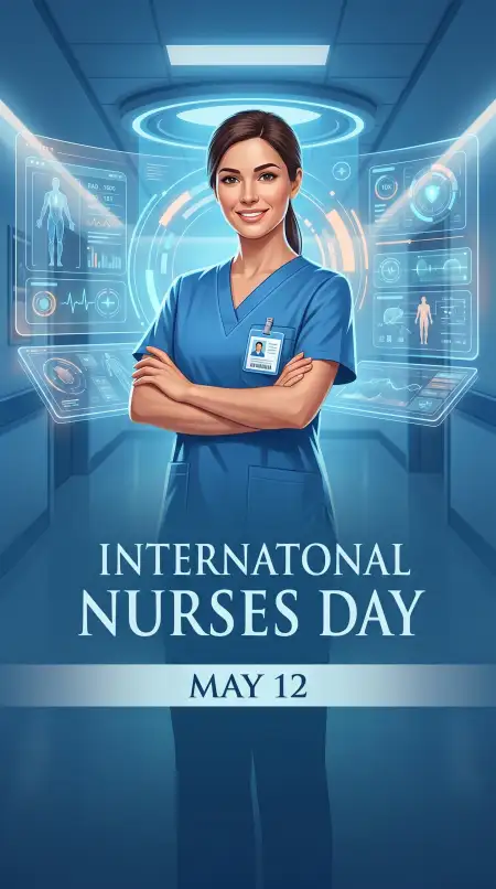 International Nurses Day 2026 Mobile Wallpaper - Free International Nurses Day 2026 Wishes Download