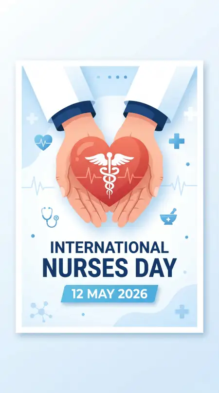 International Nurses Day 2026 Nurse Logo Design - Free International Nurses Day 2026 Wishes Download