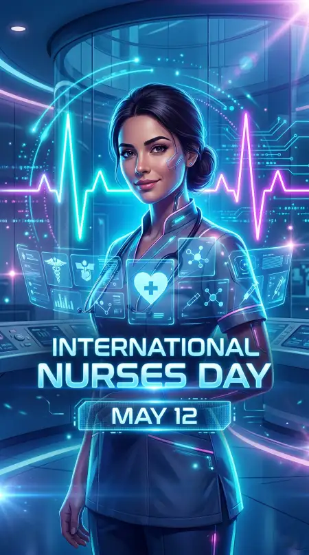 International Nurses Day 2026 Photo Editing Background - Free International Nurses Day 2026 Wishes Download