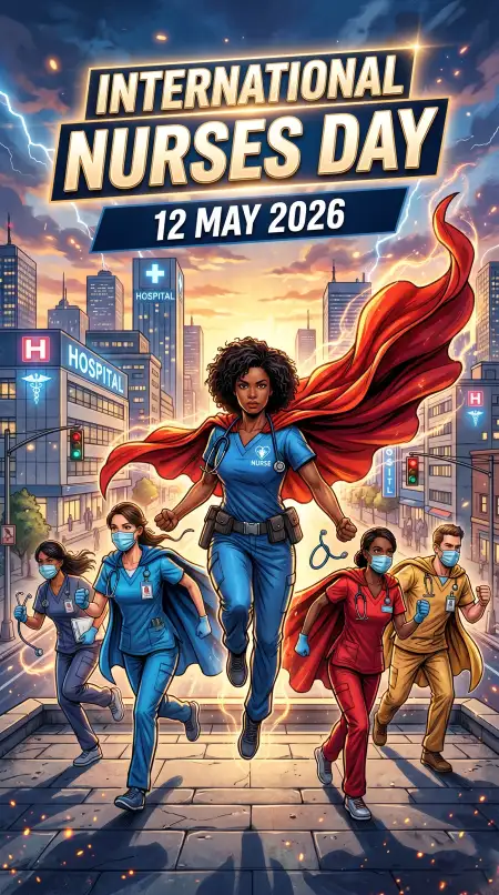 International Nurses Day 2026 Poster - Free International Nurses Day 2026 Wishes Download