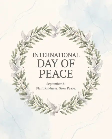 international peace day instagram post design