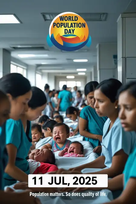 International Population Day 2025 Artwork - Free Orld Population Day Download