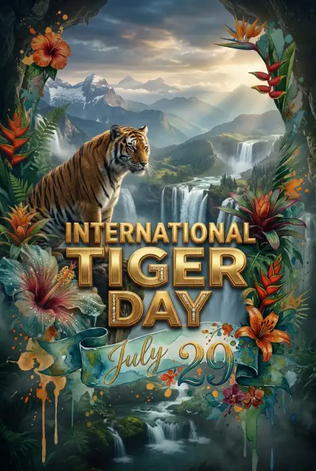 International Tiger Day 2026 Celebration Ideas - Free International Tiger Day 2026 Download
