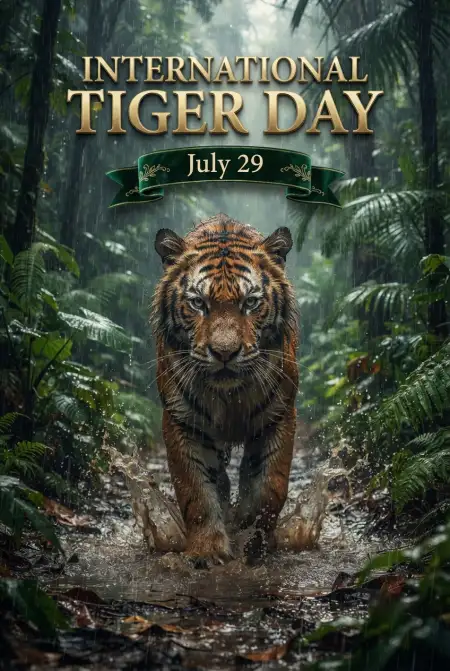 International Tiger Day 2026 Creative Hd Poster - Free International Tiger Day 2026 Download