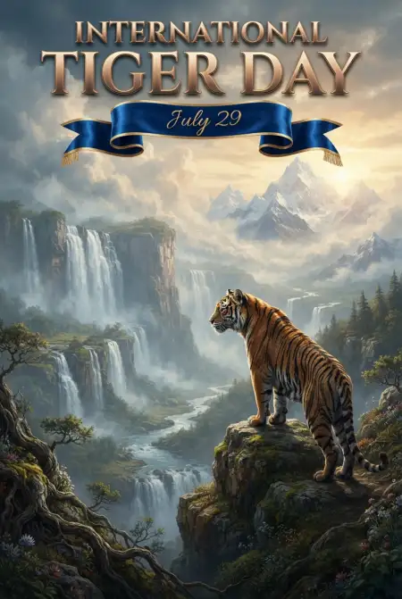 International Tiger Day 2026 Facebook Cover - Free International Tiger Day 2026 Download