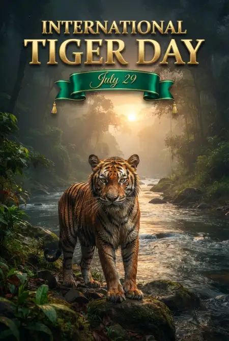 International Tiger Day 2026 Forest Background - Free International Tiger Day 2026 Download