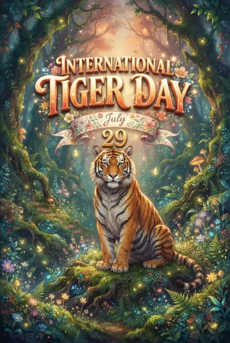 International Tiger Day 2026 Logo Design - Free International Tiger Day 2026 Download