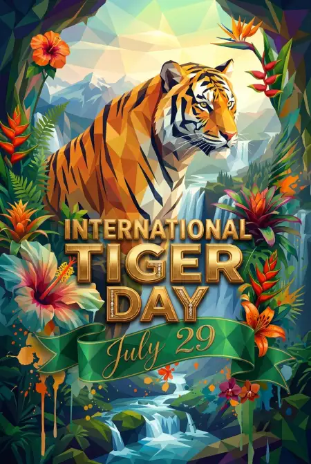International Tiger Day 2026 Poster - Free International Tiger Day 2026 Download
