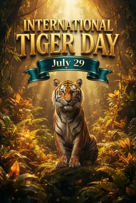 International Tiger Day 2026 Transparent Png - Free International Tiger Day 2026 Download