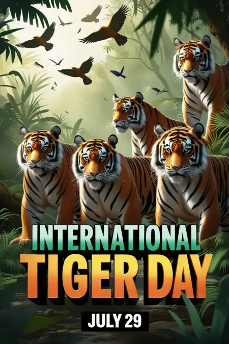 International Tiger Day Banner Free Download - Free International Tiger Day Download