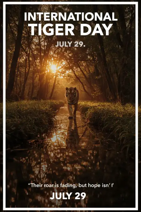 International Tiger Day Image For Facebook Post - Free International Tiger Day Download