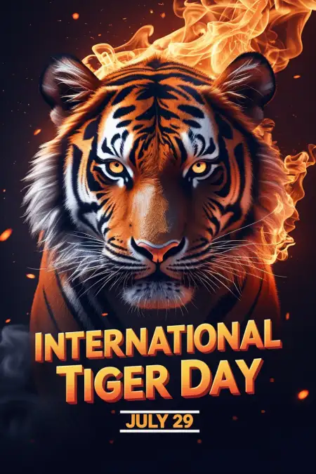 International Tiger Day Transparent Png - Free International Tiger Day Download