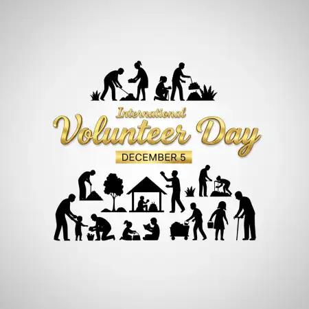 Free International Volunteer Day 2025 Activities Ideas Background Download