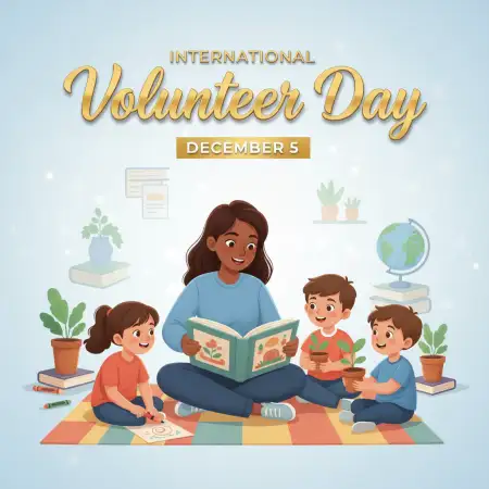 Free International Volunteer Day Essay For Students Background Download