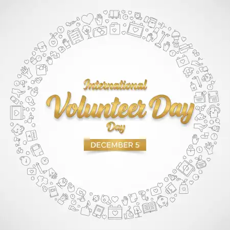 Free International Volunteer Day Logo Png Transparent Background Download