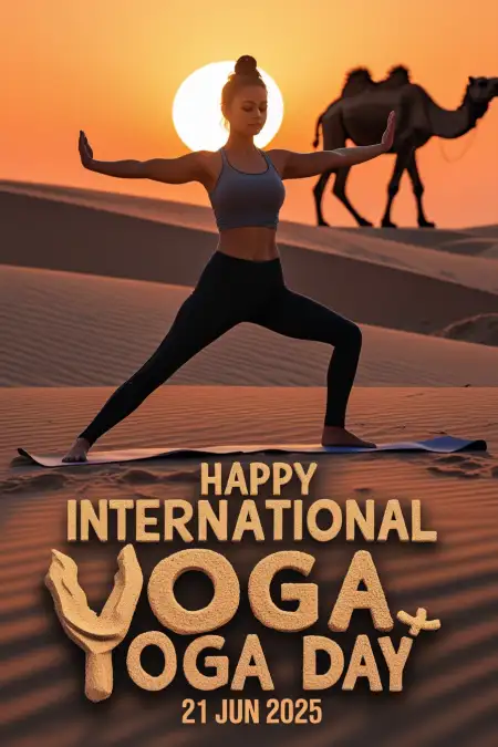 International Yoga Day 2025 Wishes Image Download - Free Ga Day Wishes Image Download