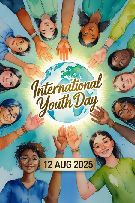 International Youth Day 2025 Artwork - Free International Youth Day Download