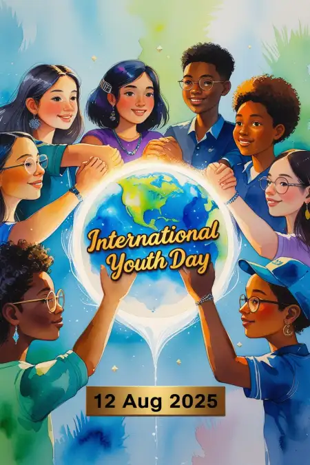 International Youth Day 2025 Empowerment Image - Free International Youth Day Download