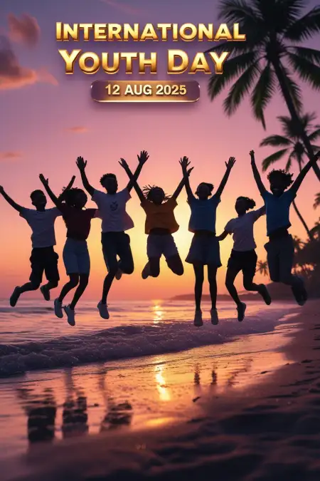 International Youth Day 2025 Facebook Post - Free International Youth Day Download