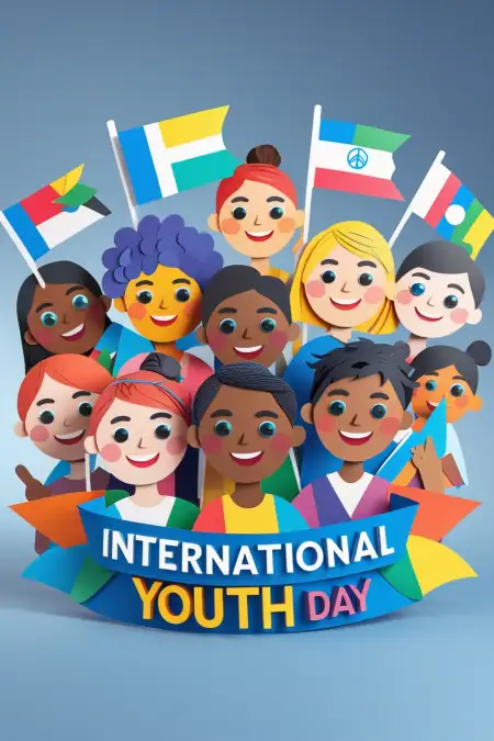 International Youth Day 2025 Poster Design - Free International Youth Day Download
