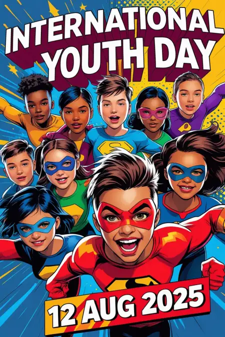 International Youth Day 2025 WhatsApp Status - Free International Youth Day Download