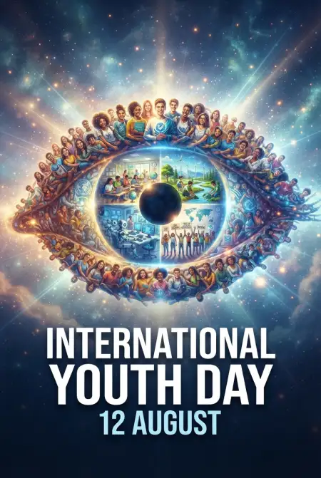 International Youth Day 2026 Awareness Banner - Free International Youth Day 2026 Download