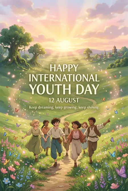 International Youth Day 2026 Greetings - Free International Youth Day 2026 Download