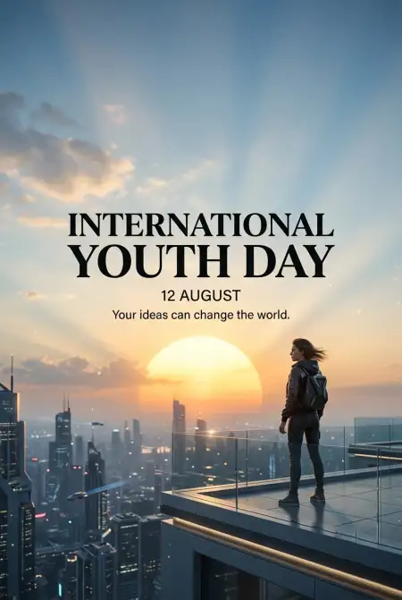 International Youth Day 2026 Inspirational Quotes - Free International Youth Day 2026 Download