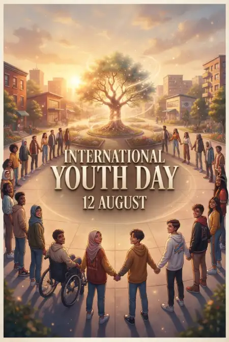 International Youth Day 2026 Poster - Free International Youth Day 2026 Download