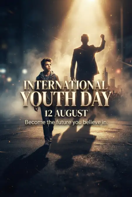 International Youth Day 2026 Website Banner - Free International Youth Day 2026 Download