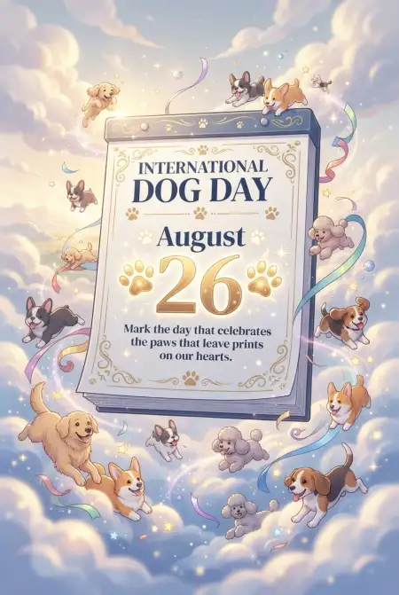 Is International Dog Day Celebrated On August 26 2026 - Free International Dog Day 2026 Download