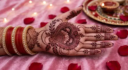 jaal pattern karwa chauth mehndi design - Karwa Chauth Mehndi Design For Wrist