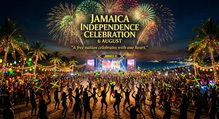 Jamaica Independence Day 2026 Brochure Cover - Free Jamaica Independence Day 2026 Download