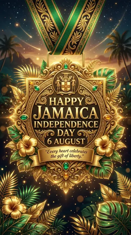 Jamaica Independence Day 2026 Celebration Template - Free Jamaica Independence Day 2026 Download