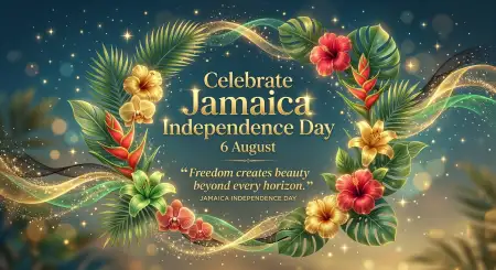Jamaica Independence Day 2026 Coloring Page - Free Jamaica Independence Day 2026 Download