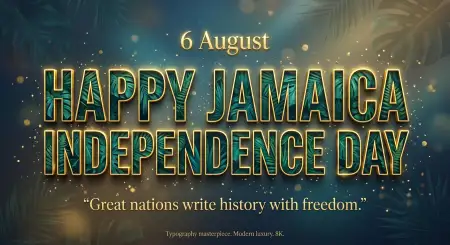 Jamaica Independence Day 2026 Hd Wallpaper - Free Jamaica Independence Day 2026 Download