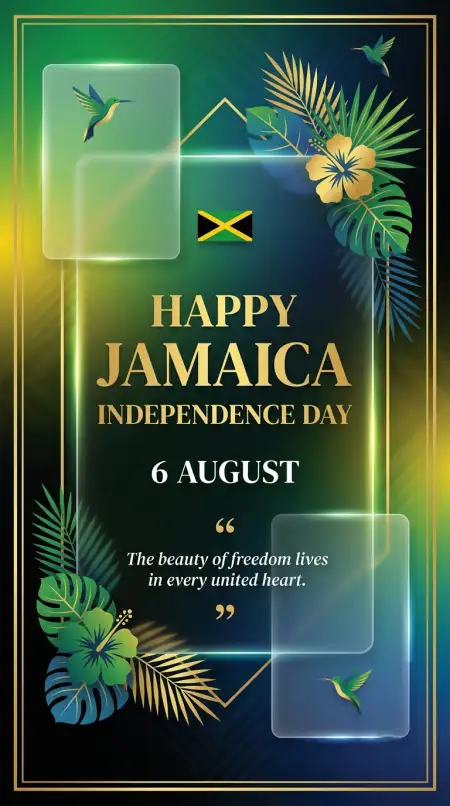 Jamaica Independence Day 2026 Instagram Story - Free Jamaica Independence Day 2026 Download