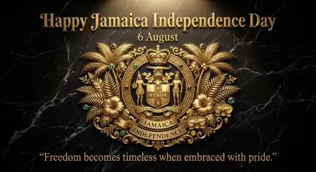 Jamaica Independence Day 2026 Luxury Banner - Free Jamaica Independence Day 2026 Download