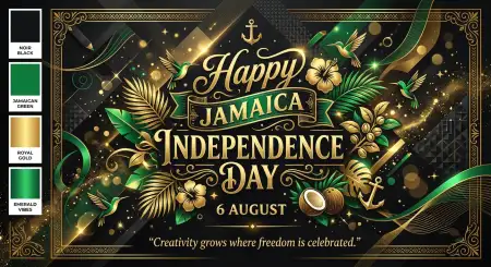 Jamaica Independence Day 2026 Marketing Design - Free Jamaica Independence Day 2026 Download